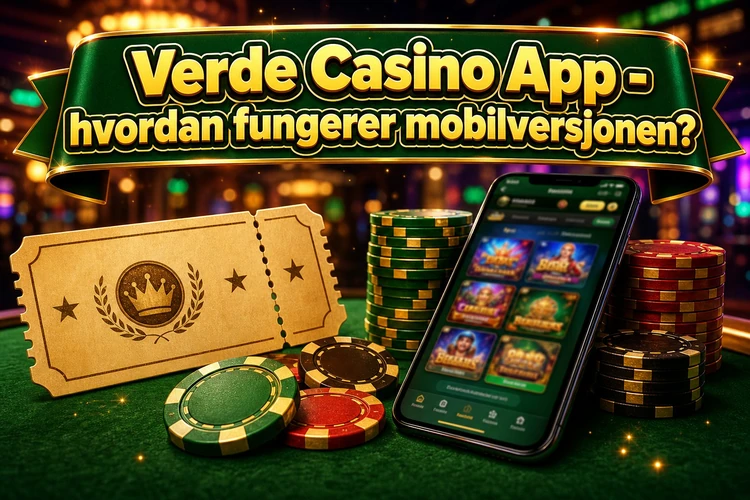 Verde Casino App - hvordan fungerer mobilversjonen?