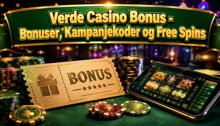 Verde Casino Bonus - Bonuser, Kampanjekoder og Free Spins