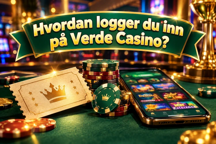 Hvordan logger du inn på Verde Casino?