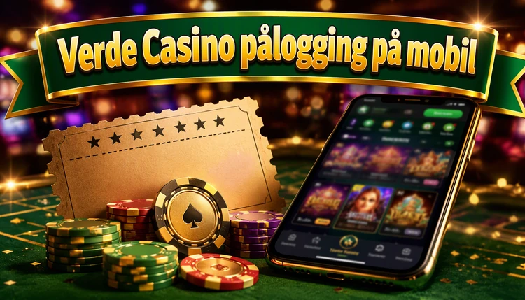 Verde Casino pålogging på mobil